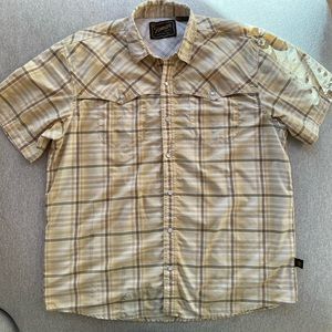 Howler Brothers plaid pearl snap button up